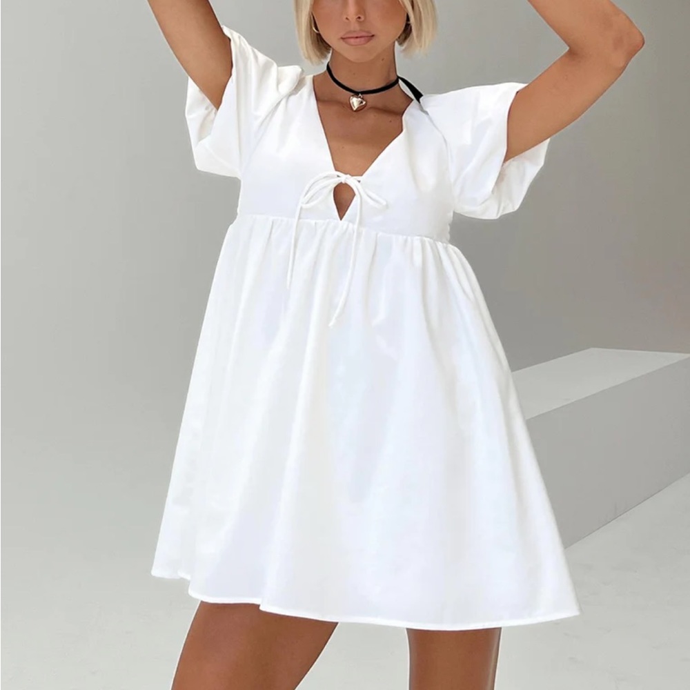 Princess Polly NWT Daxton Mini Dress White US0